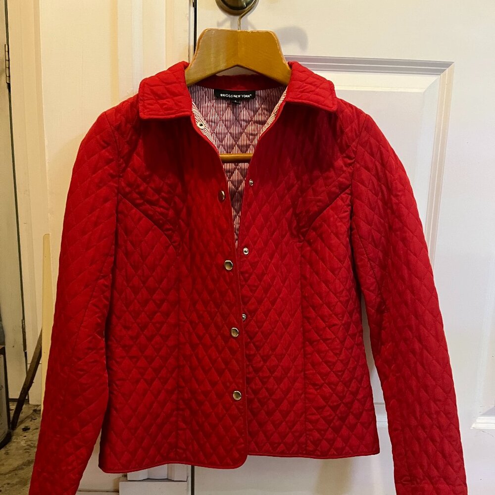 Briggs New York light jacket, red